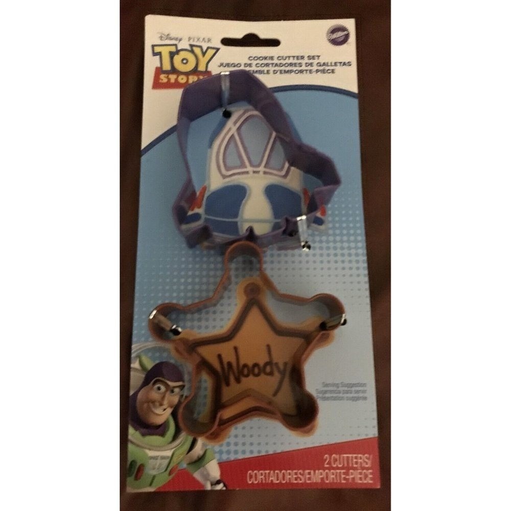 Wilton 2308-7770 Toy Story 2 Piece Cookie Cutter Set Woody Buzz